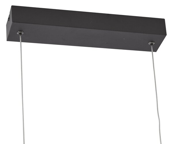 Design függőlámpa fekete 100 cm LED-del, 3 fokozatban dimmelhető - Wokkel