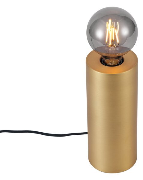 Modern asztali lámpa sárgaréz 24 cm - Cylinder