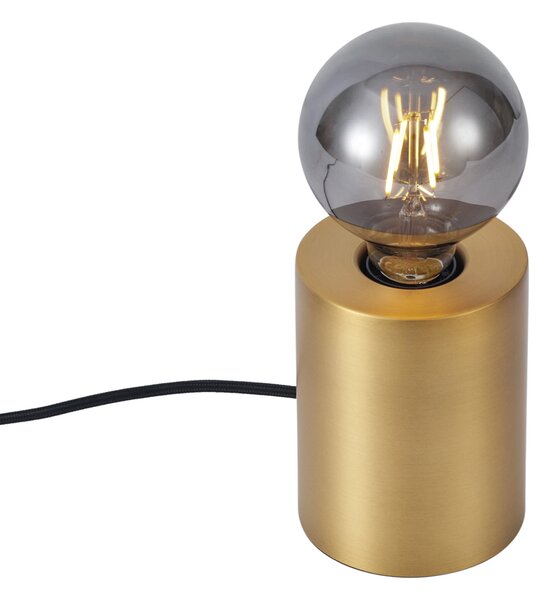 Modern asztali lámpa sárgaréz 13 cm - Cylinder