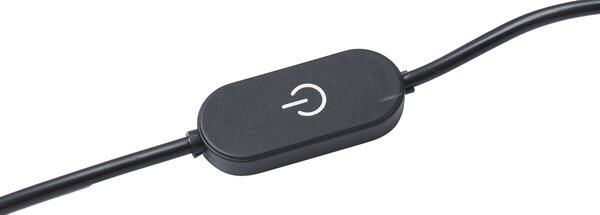Design asztali lámpa bézs színben, LED-del, 3 fokozatban dimmelhető - Boomerang