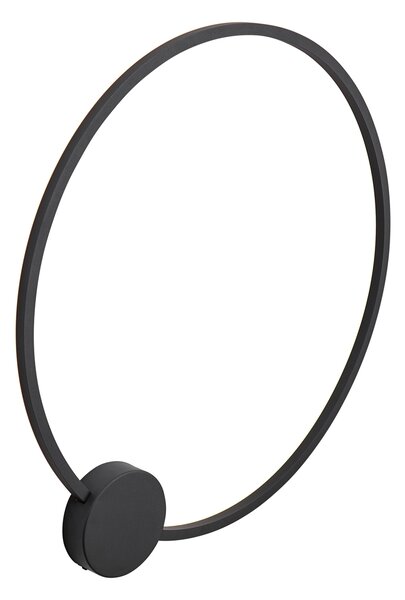 Design fali lámpa fekete 67cm LED-del, 3 fokozatban dimmelhető - Anello