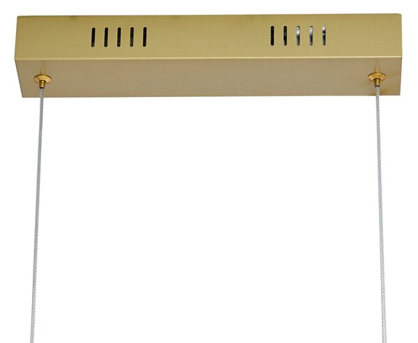 Design függőlámpa arany téglalap alakú 3 lépésben dimmelhető - Krisscross