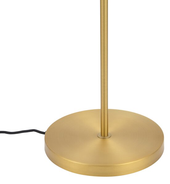 Design állólámpa bronz színben, átlátszó üveggel - Domo