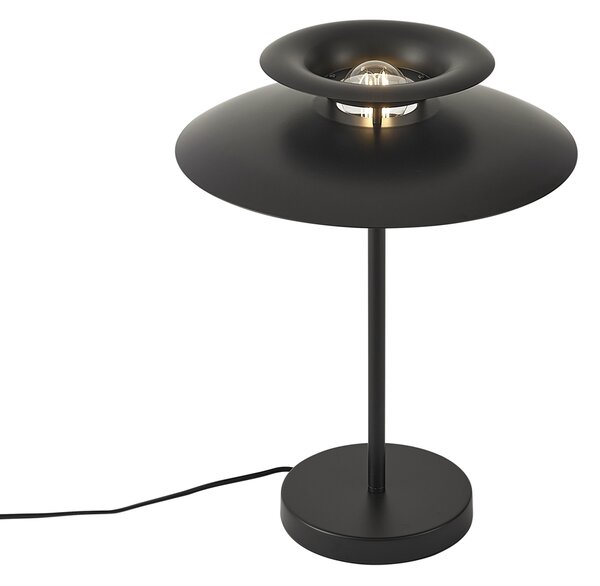 Retro asztali lámpa fekete acél 45 cm - Pauly