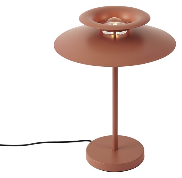 Retro asztali lámpa mokka acél 45 cm - Pauly