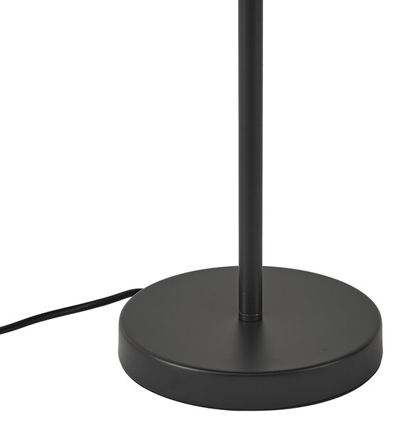 Retro asztali lámpa fekete acél 45 cm - Pauly