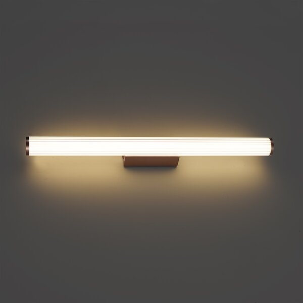 Retro bronz fali lámpa 80,4 cm LED-del IP44 - Coco