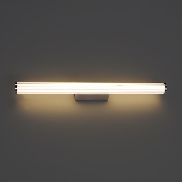 Retro fali lámpa fegyverszürke 80,4 cm LED-del IP44 - Coco