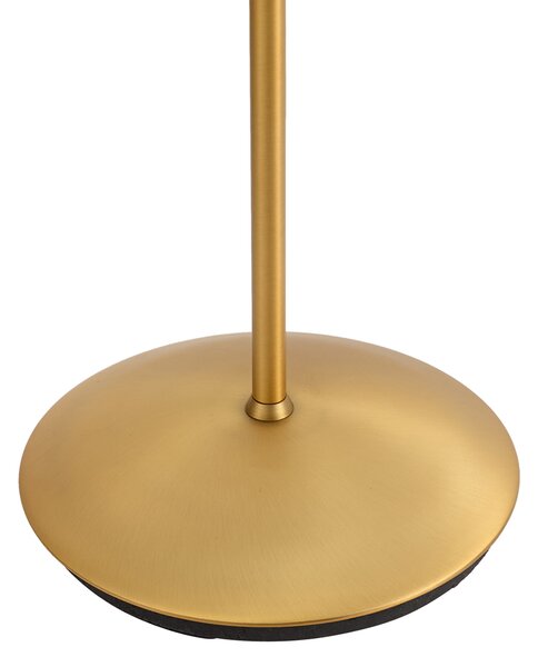 Modern állólámpa bronz LED-del, 3 lépésben dimmelhető, újratölthető - Waldorf
