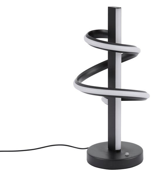 Design asztali lámpa fekete LED-del, 3 fokozatú kapcsolóval - Rolla
