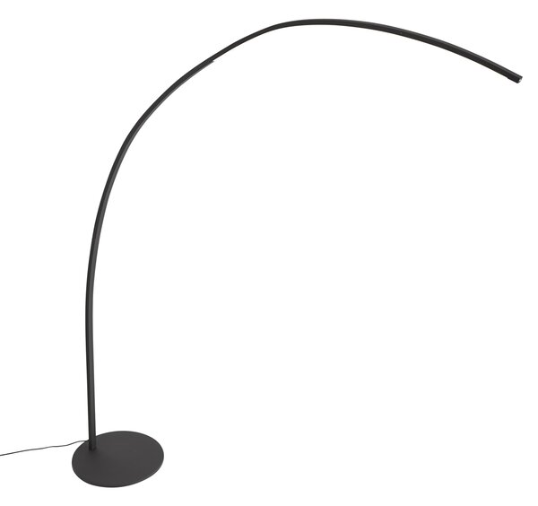 Modern fekete ívlámpa LED-del és érintődimmerrel - Arlow
