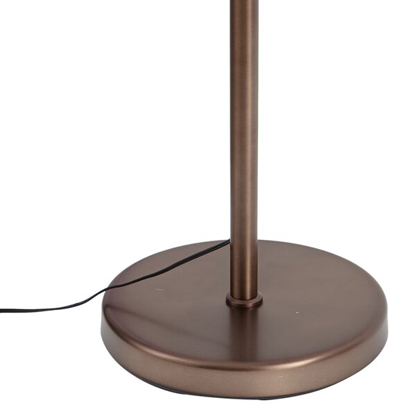 Design állólámpa sötét bronz színben, LED-del és érintődimmerrel - Notia