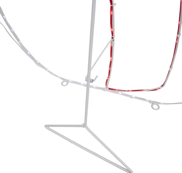 Karácsonyi állólámpa hóember 116 cm LED-del, időzítővel IP44 - Pax