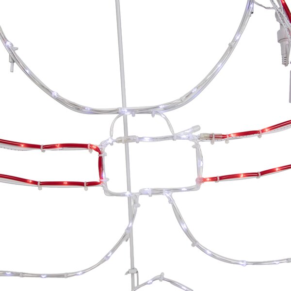 Karácsonyi állólámpa Mikulás 117cm LED-del, időzítővel IP44 - Pax