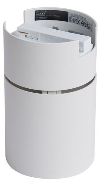Modern fehér spotlámpa 1 fázisú sínrendszerhez GU10 70mm - Iconic Roto