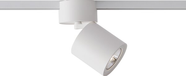Modern fehér spotlámpa 1 fázisú sínrendszerhez GU10 70mm - Iconic Roto