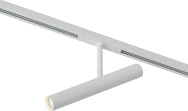 Modern fehér spotlámpa 1 fázisú sínrendszerhez - Slimline Avery