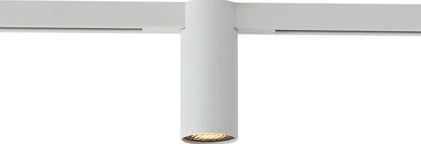 Modern spotlámpa fehér színben 1 fázisú sínrendszerhez GU10 35mm - Slimline Nubee Honey