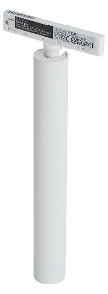 Modern fehér spotlámpa 1 fázisú sínrendszerhez - Slimline Avery