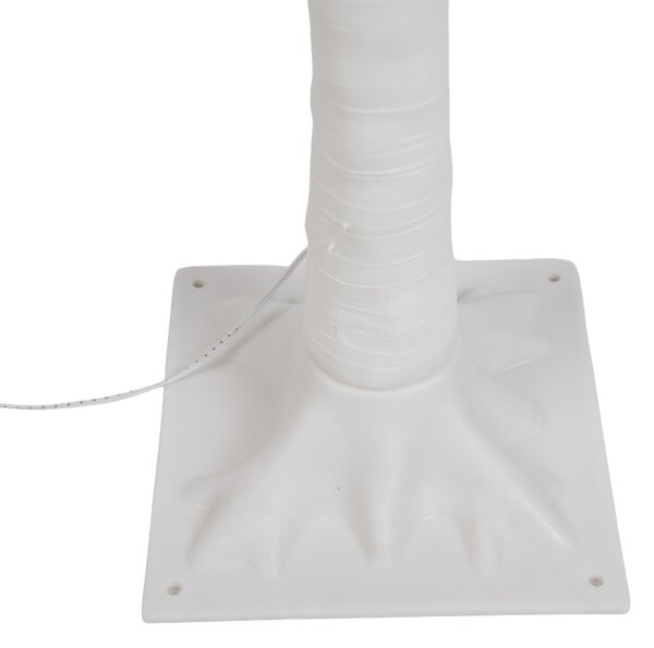 Karácsonyi állólámpa fehér fa 120 cm LED-del, időzítővel IP44 - Ki
