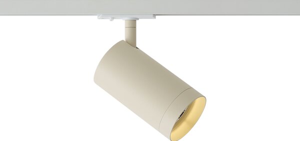 Modern bézs spotlámpa 1 fázisú sínrendszerhez GU10 70mm - Iconic Jeana Luxe