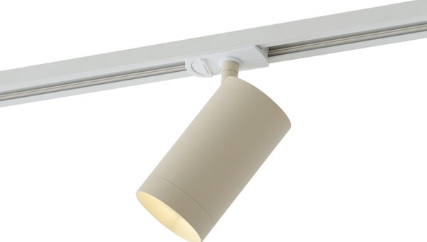 Modern bézs spotlámpa 1 fázisú sínrendszerhez GU10 70mm - Iconic Jeana Luxe