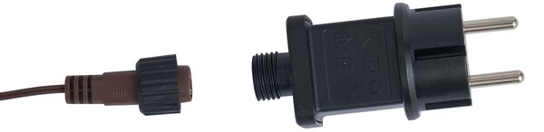 Állólámpa barna rattan rénszarvas LED-del IP44 - Flossie