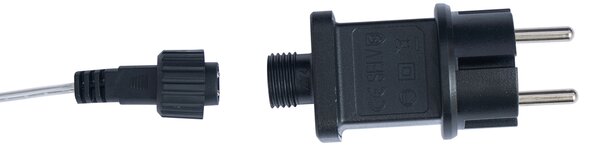 Karácsonyfa átlátszó 60cm LED-del IP44 - Coni