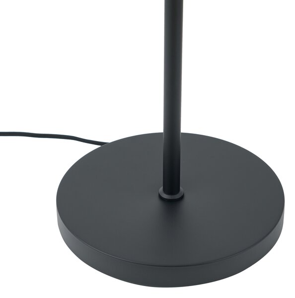 Design állólámpa fekete füstüveggel, 2 égős - Brianna