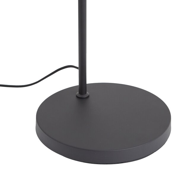 Design állólámpa fekete füstüveggel - Ana
