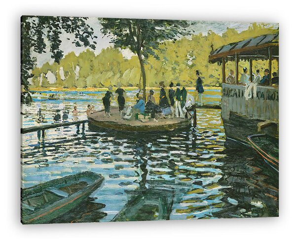 Claude Monet: La Grenouillère (1869) (vászonkép)