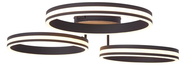 Mennyezeti lámpa fa LED-del, 3 lépésben dimmelhető, 3-lámpás - Navara