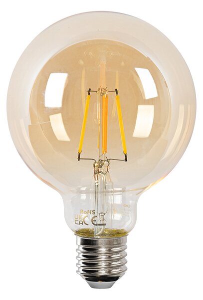 5 darabos E27 dimmelhető LED izzókészlet G95 4,9W 320 lm 2500K