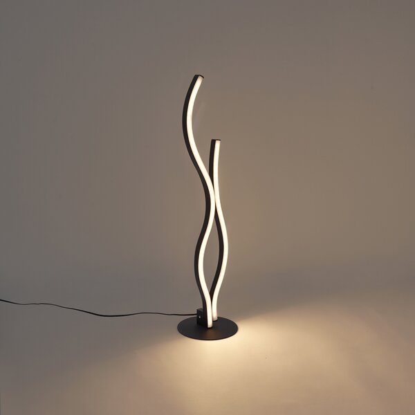 Design asztali lámpa fekete LED-del, dimmelhető - Ying