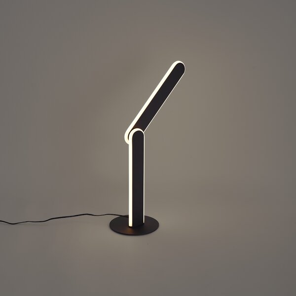 Design asztali lámpa fekete LED-del, 3 lépésben dimmelhető - Gate