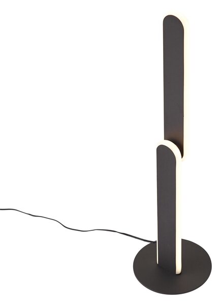 Design asztali lámpa fekete LED-del, 3 lépésben dimmelhető - Gate