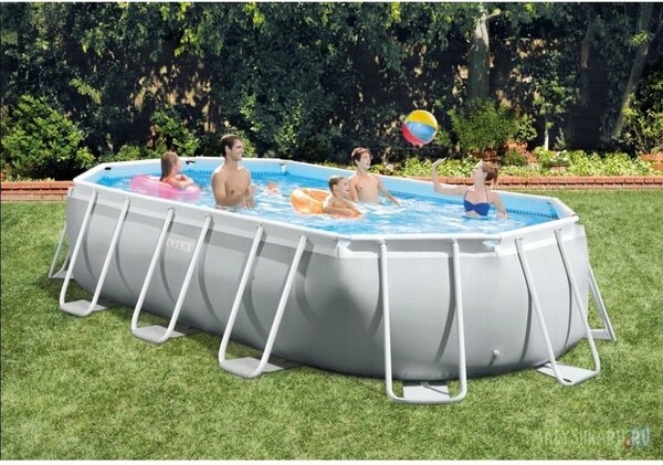 INTEX MetalPrism Set ovális medence 503 x 274 x 122 [cm]