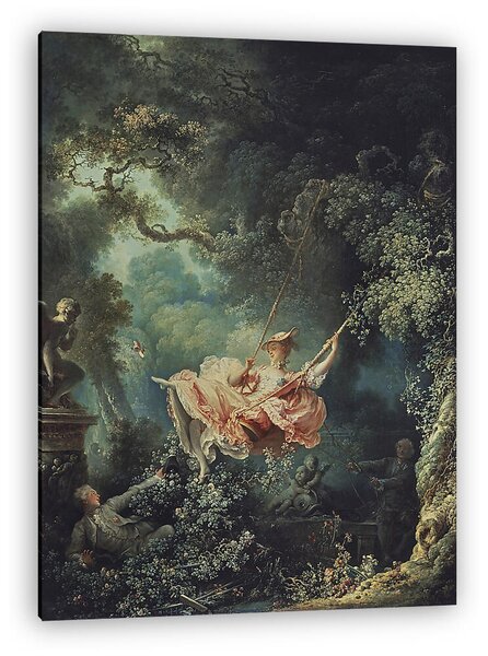 Jean-Honoré Fragonard: A hinta (c1767) (vászonkép)