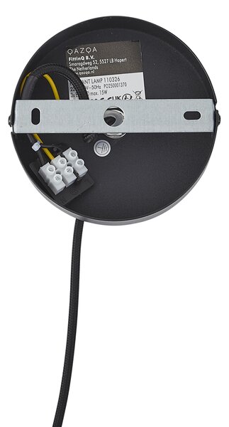 Modern függőlámpa fekete 50cm 3-lámpás - Drum Duo