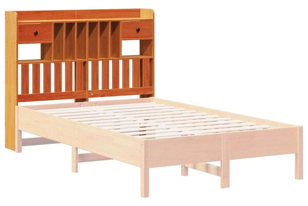 VidaXL Fenyőfa Fejtámla Tárolóval - 135 cm