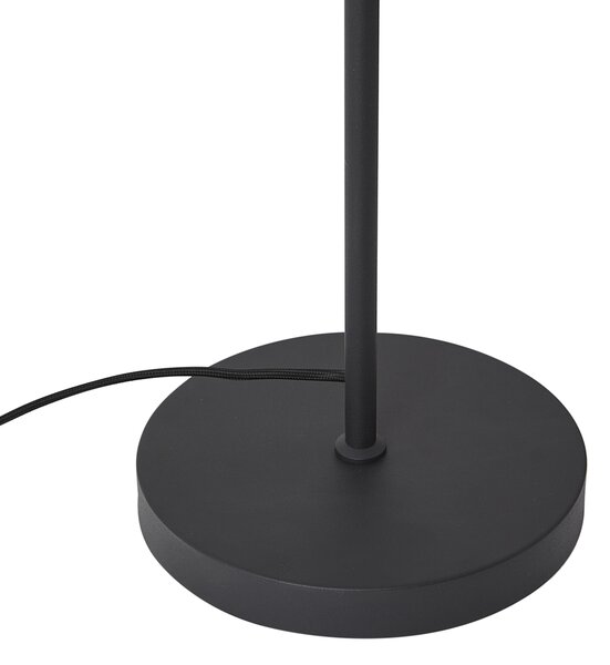 Modern állólámpa fekete füstüveggel, 3 izzós, forgatható és dönthető - Gianni