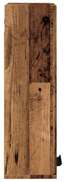 Vidaxl Fürdőszoba Szekrény - Kézműves Tölgy - 32x20x67 cm