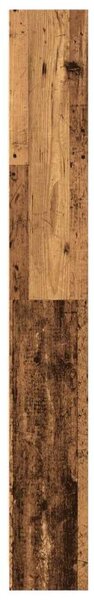 VidaXL könyvespolc 80 x 24 x 176 cm, antik fa színű szerelt fa