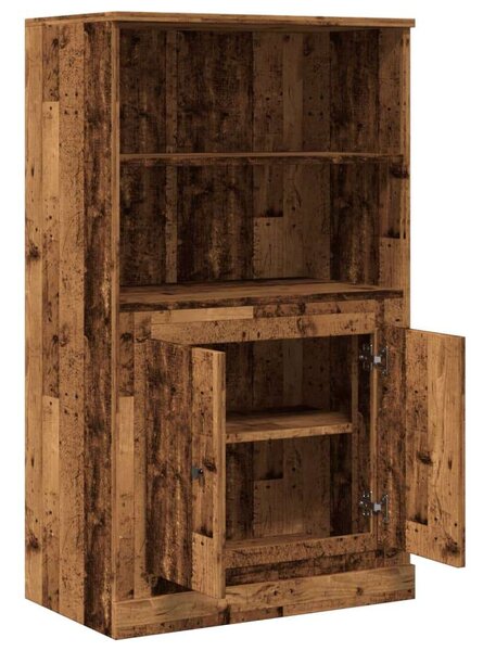 VidaXL Antik Fa Magasszekrény - 60x35,5x103,5 cm