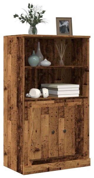 VidaXL Antik Fa Magasszekrény - 60x35,5x103,5 cm