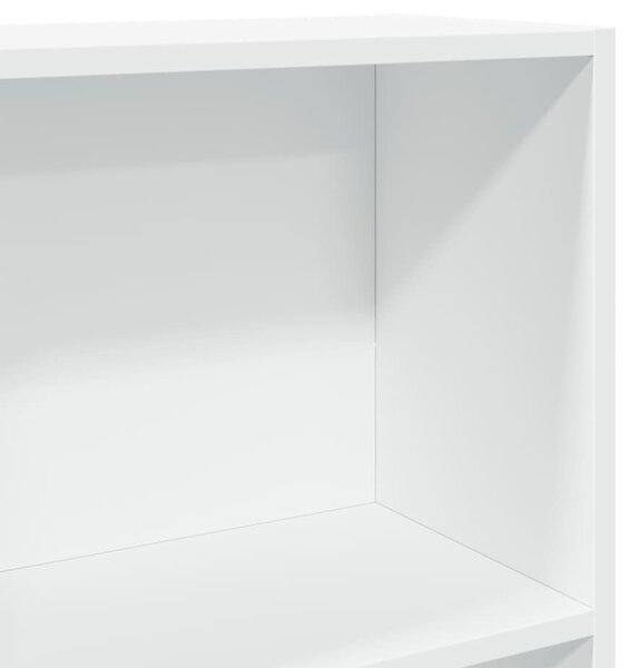 VidaXL Fa Könyvespolc - Fehér - 80x30x114 cm