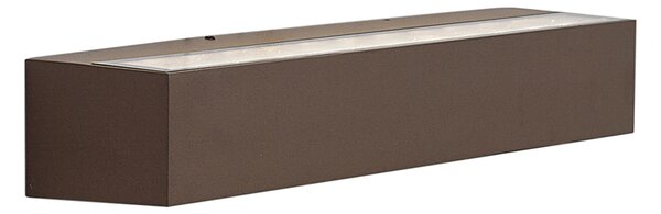 Ipari kültéri fali lámpa rozsdabarna 38cm LED-del IP65 - Hannah