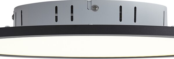 Okos LED panel fekete 40 cm LED-del, Dim to Warm funkcióval és távirányítóval - Knob