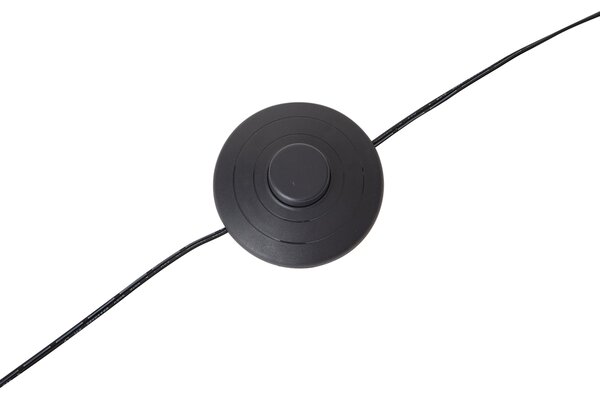 Design íves állólámpa arany színben, LED-del, 3 fokozatban dimmelhető - Anello