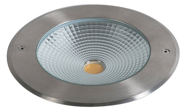 2 darabos modern földbe süllyeszthető spotlámpa szett acél LED-del 20W - Bridge
